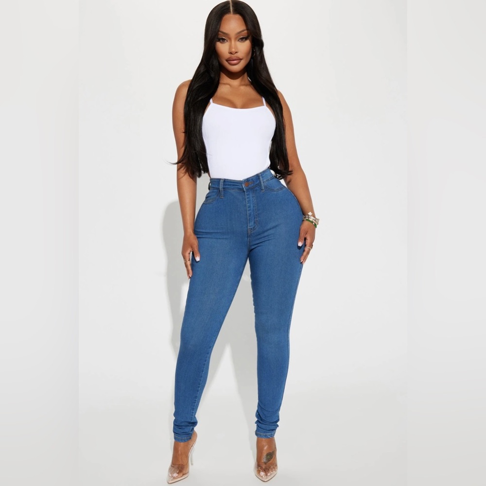 Classic High Waist Skinny Jeans